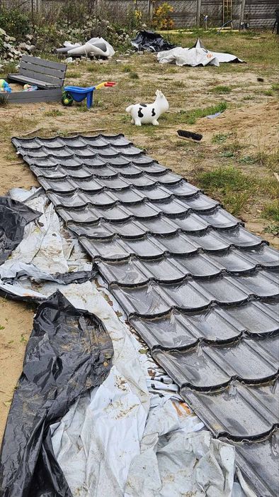 Blachodachówka antracyt ral 7016 78 m2