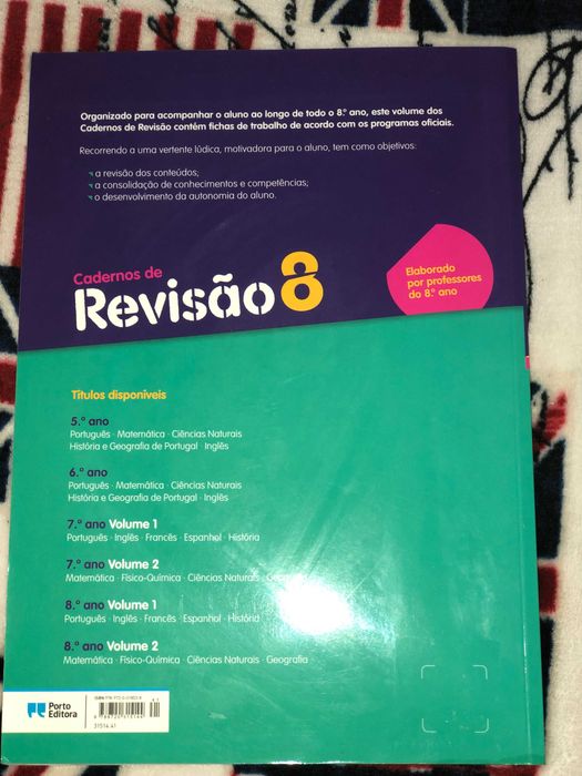 Livro resumos 8º ano- matemática, fisico-quimica, ciências e geografia