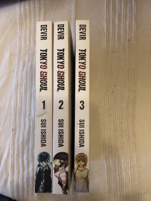 Tokyo ghoul manga volume 1-3