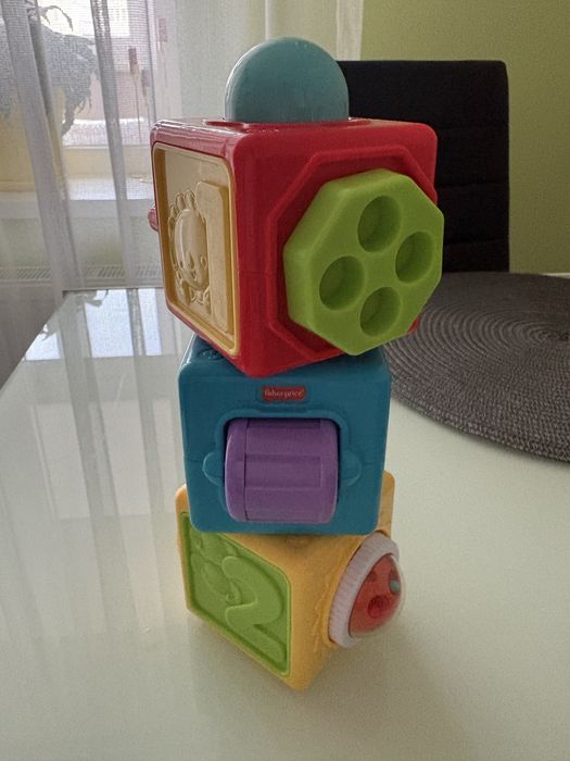Розвиваючі сенсорі кубики Fisher price