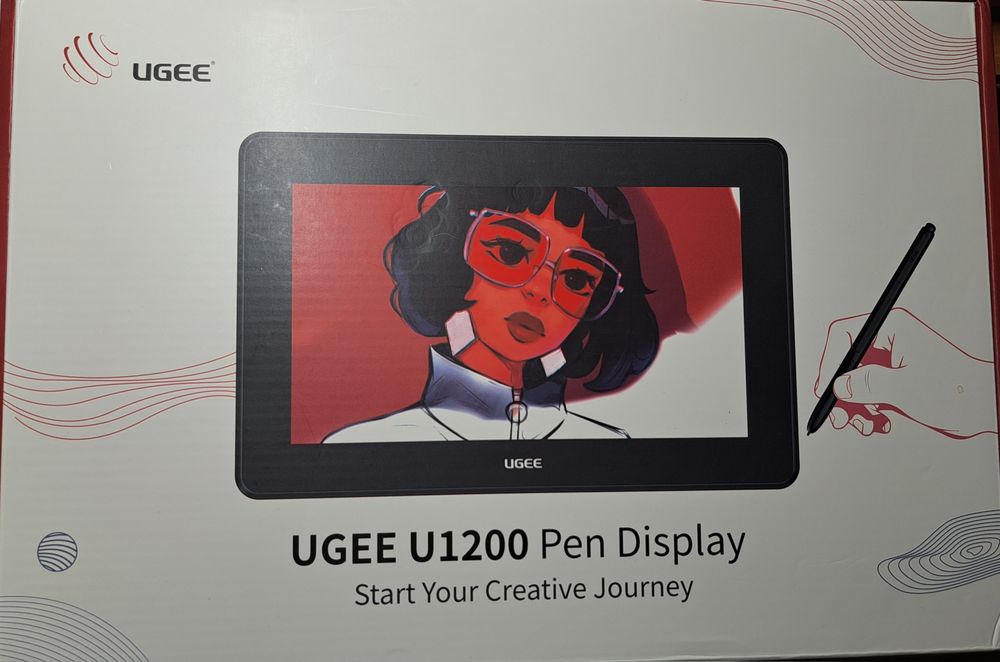 Графічний монітор для малювання Ugee 11,9 дюйма U1200