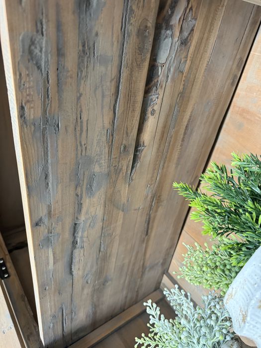 Rustykalna witryna drewniana, odzysku, vintage, cottage loft