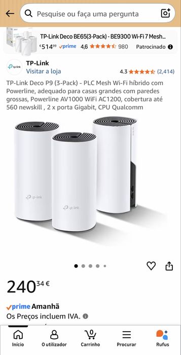 TP-Link Deco P9 Pack 3