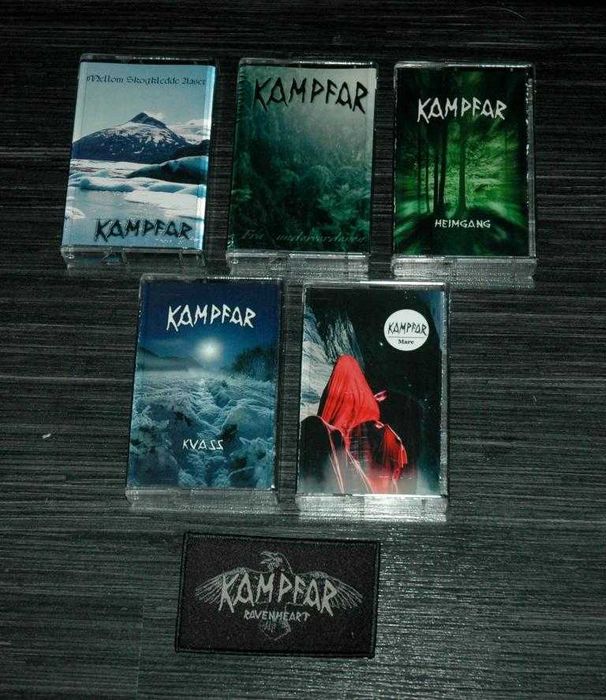 KAMPFAR - Trolldomssanger. 5xMC Limited Edition Box. 2016 Animate.