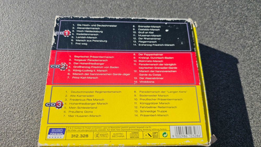 CD Deutsche Militarmarsche 3CD
