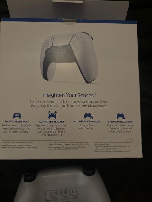 Comando PS5 DualSense – White (Branco) NOVO, nunca usado