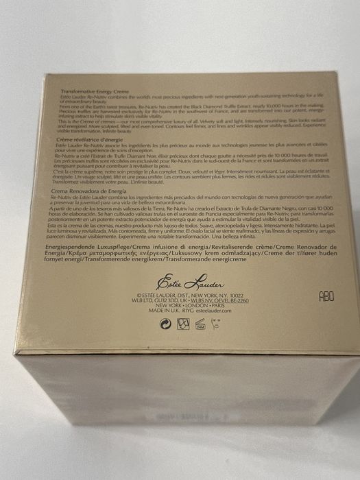 Estee Lauder Re-Nutriv Ultimate Diamond 50ml, nowy krem do twarzy