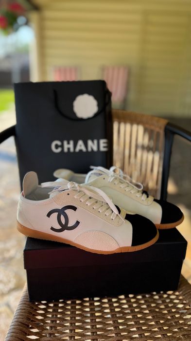 Кросівки Chanel Люкс якість, Натуральна шкіра на 24 см