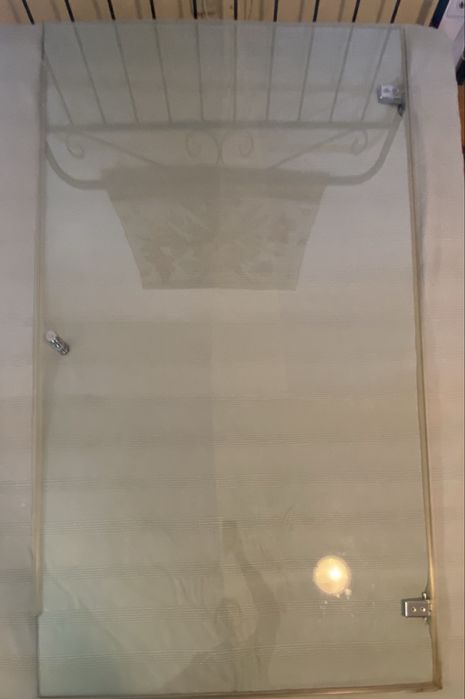 Porta de vidro temperado