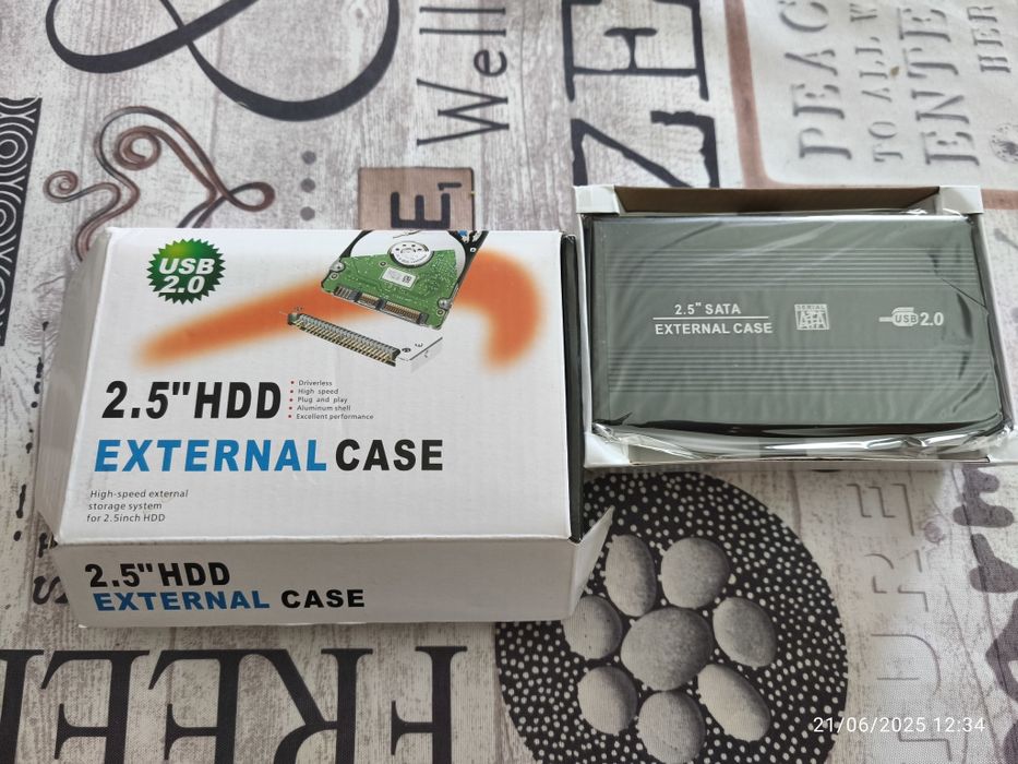 2x External case 2.5"