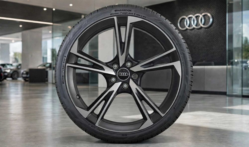 Koła AUDI OEM 4N0071491 LT7 9Jx21 ET37 Q7 Q8 A8 D5 + Hankook Winter i*cept evo 4 W340 275/35R21 103W DOT 2026 ZIMA