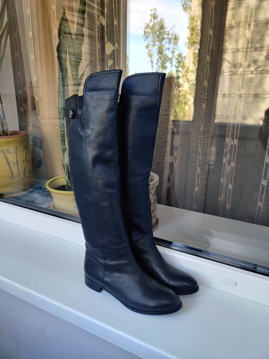 Сапоги черные 38