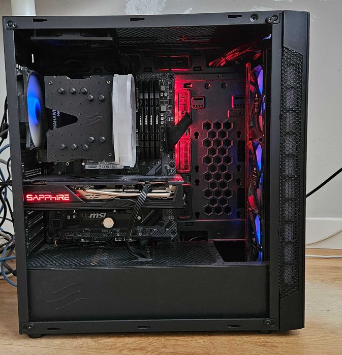 Komputer DO GIER - gamingowy  5600 XTPULSE 6GB. 32 GB RAM, 1 TB SSD