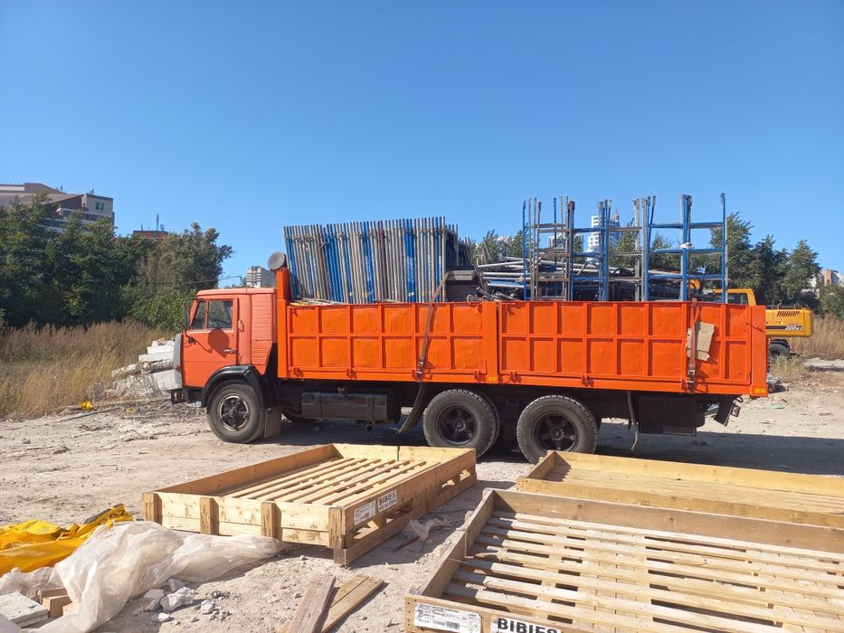 Грузоперевозки бортовой камаз площадка 10т по Днепру. 13 тонн.