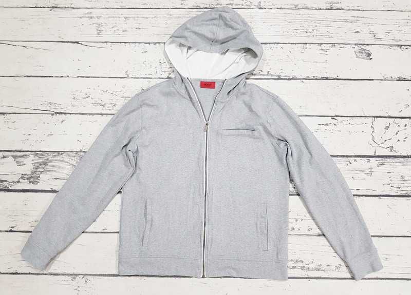 Hugo Boss * Darrison * bluza * rozpinana * szara * męska * XL