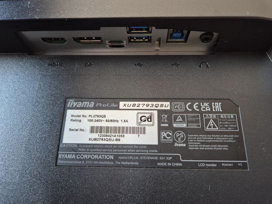 Monitor 27 cali iiyama XUB2793QSU-B6