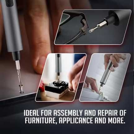 Kit Chave de Fenda Elétrica de Precisão com Led S2 75