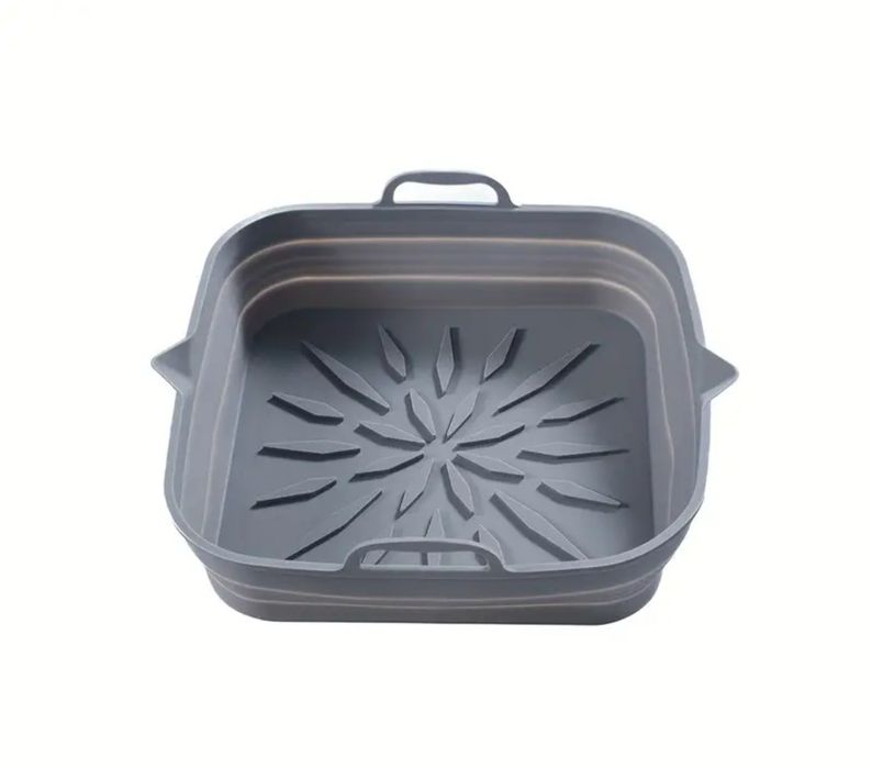 Forma silicone dobrável para air fryer de 5,5 litros novas embaladas