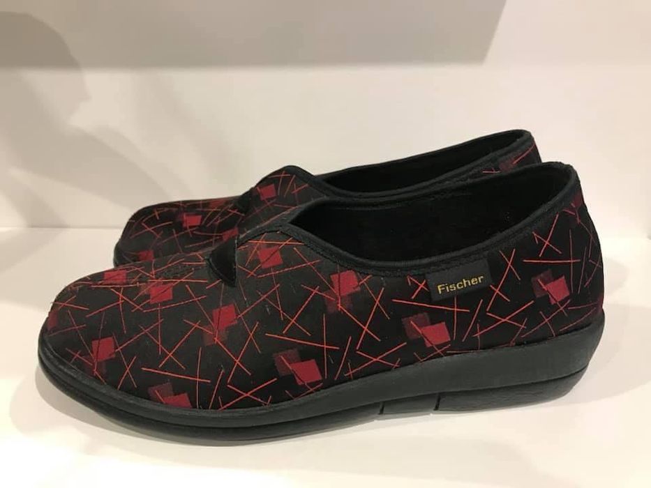 Nowe wygodne buty materiałowe Fischer - rozm. 41, haluksy