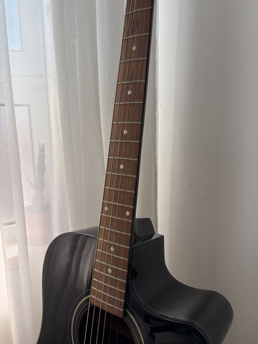 Guitarra Eletroacústica Fender CD-60CE Preta (Black)