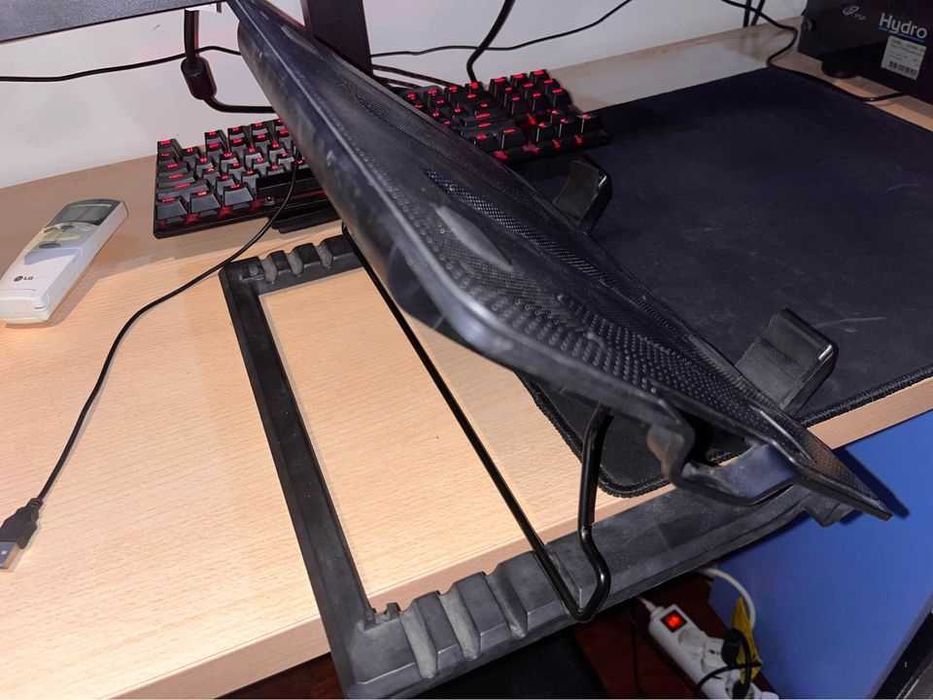 Cooler pad usado para portáteis