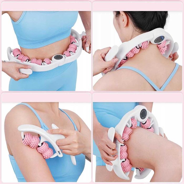 Ręczny masażer rolkowy do ciała – relaks, ujędrnienie.