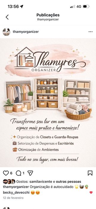 Serviços de organização