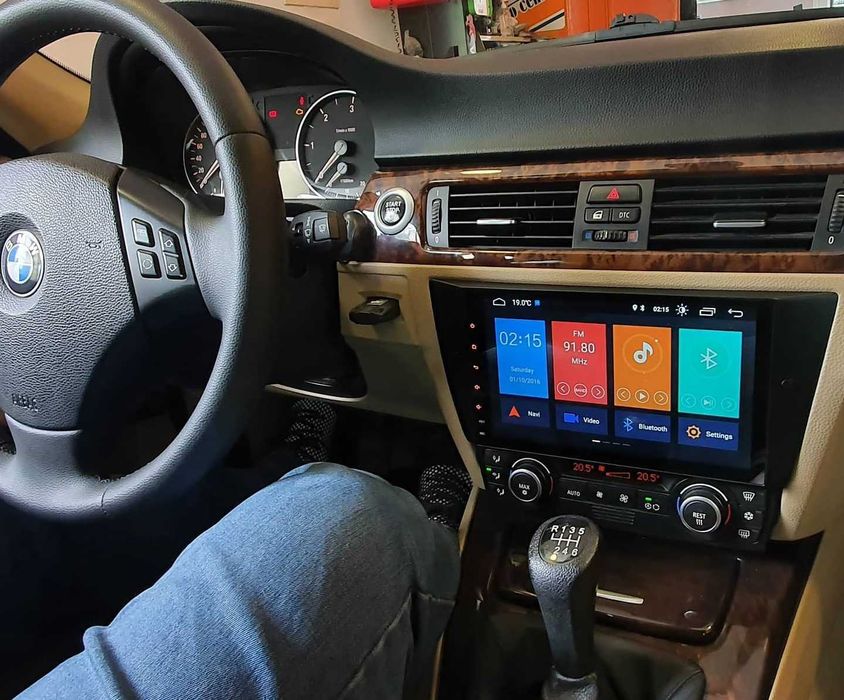 Rádio 2DIN 9" [4+64GB] • BMW Serie 3 • E90 E91 E92 E93 • Android 320