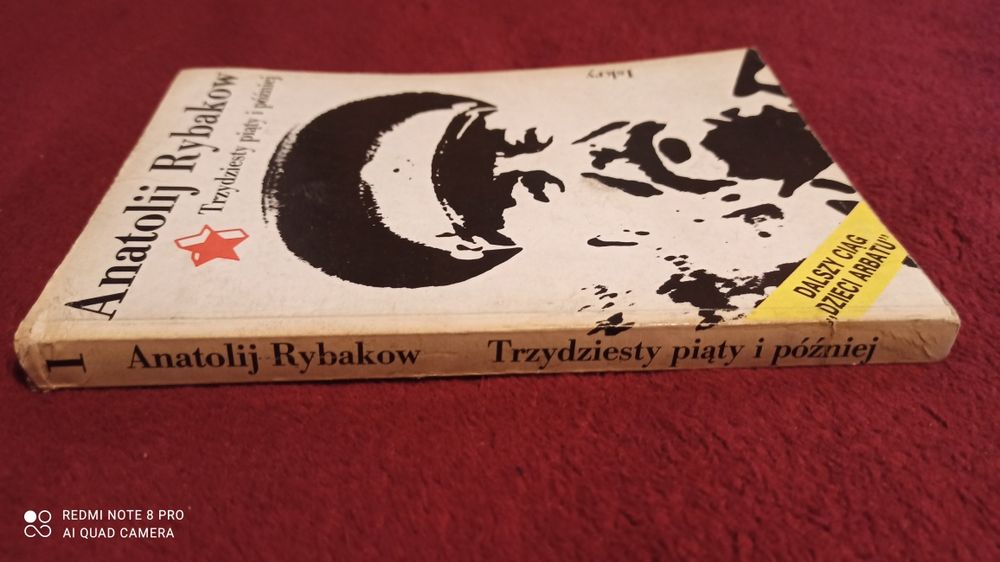 Książka Trzydziesty piąty i później - A. Rybakow