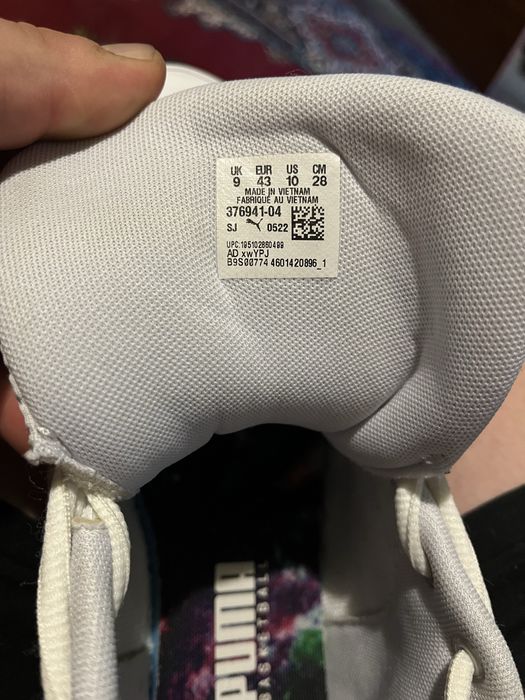 Баскетбольні кросівки Puma MB.01 Lo "Triple White" (Оригінал)