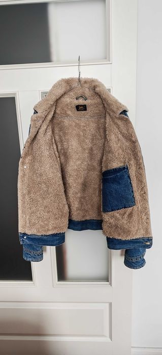 LEE Kurtka Jeans Na Futerku. M/L
