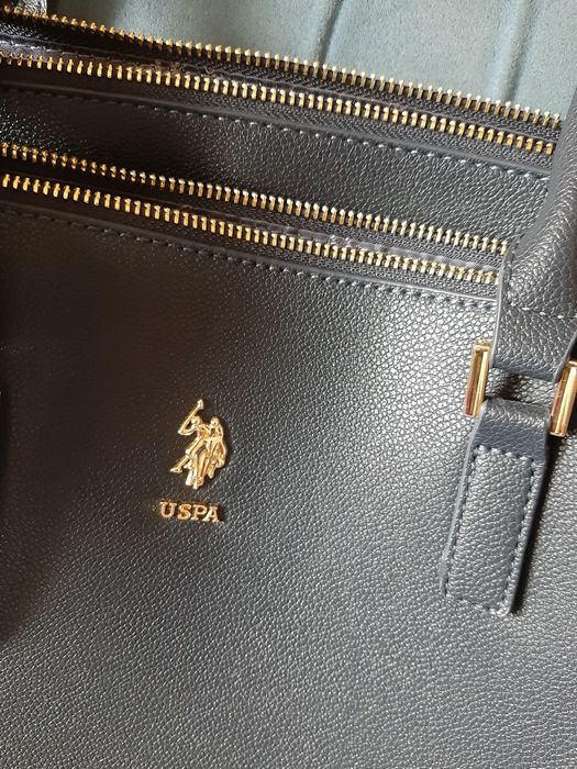 Torba torebka us polo uspa assn granat duża tkmaxx kieszonki damska