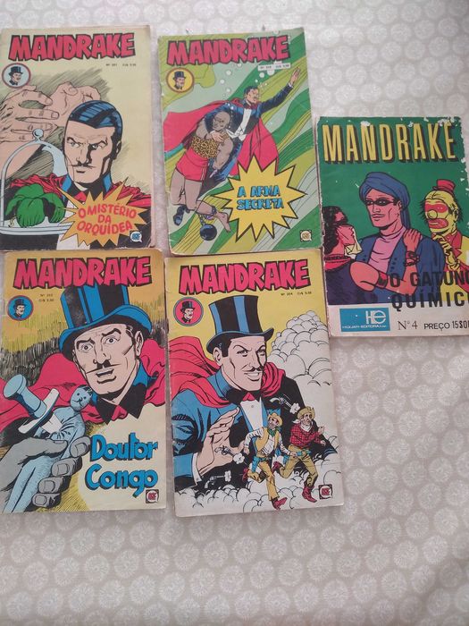 Livrinhos de BD do Mandrake