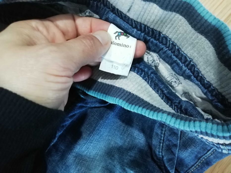 Calças ganga tamanho 5 anos