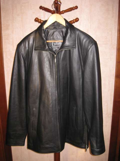 Пиджак кожаный (куртка ) мужской