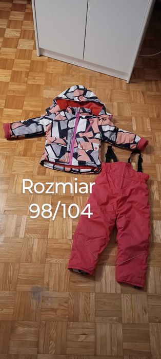 Kombinezon zimowy dla dziewczynki rozmiar 98/104