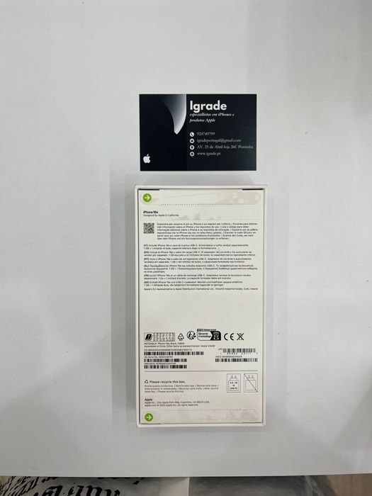 Iphone 16E de 128GB NOVO SELADO