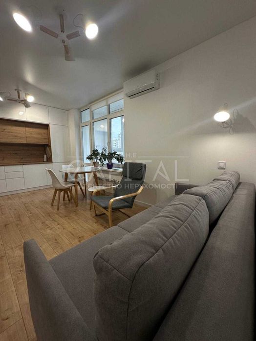 1К квартира 
(кухня-вітальня окрема спальня)
у ЖК Телескоп,Позняки