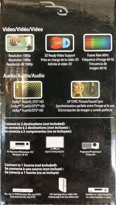 Разветвитель HDMI Digitus 2 порта