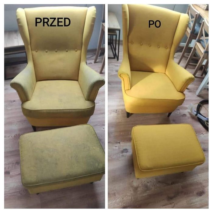 Pranie czyszczenie tapicerki narożników foteli dywanów wykładzin