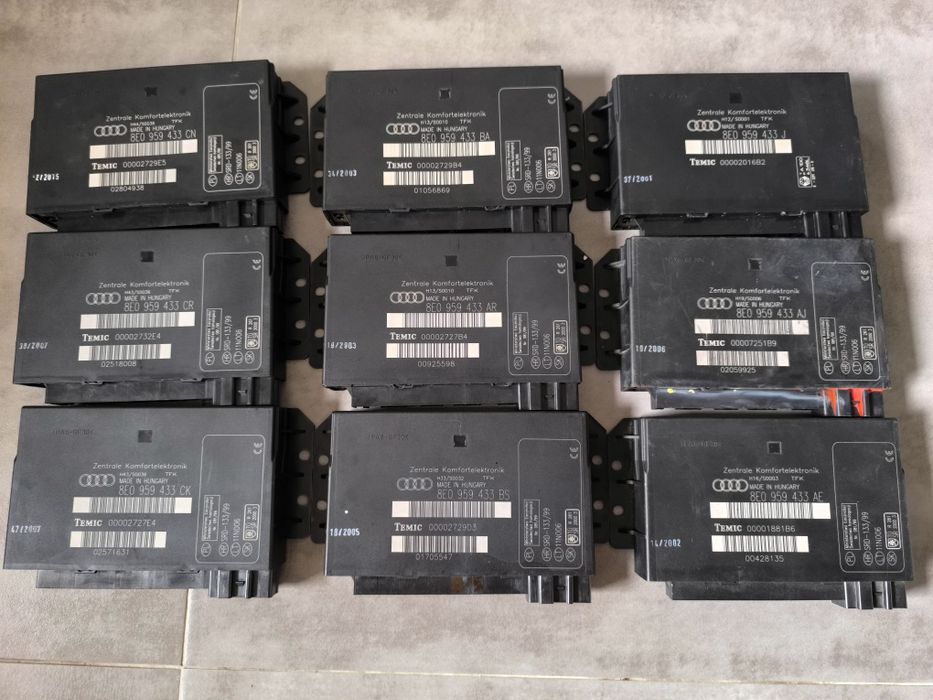 Moduł komfortu 8e0.959433 Naprawa Sprzedaż AudiA4 b6/7/Exeo