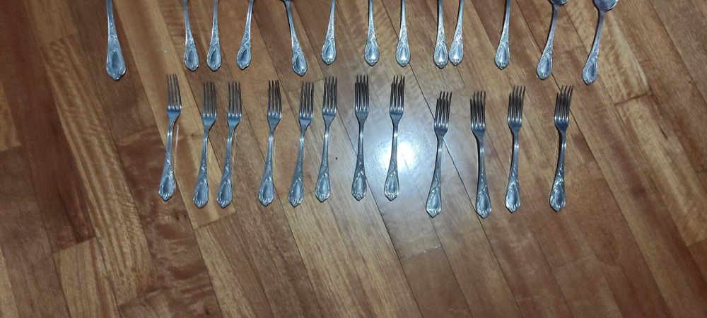 Talheres Sortidos banhados em prata