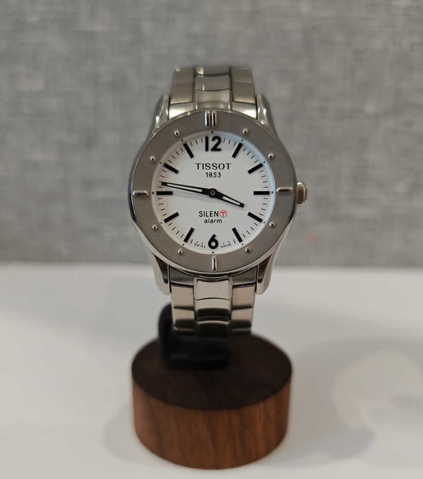 Чоловічий годинник Tissot T40.1.486.11 Silen-T Alarm Touch