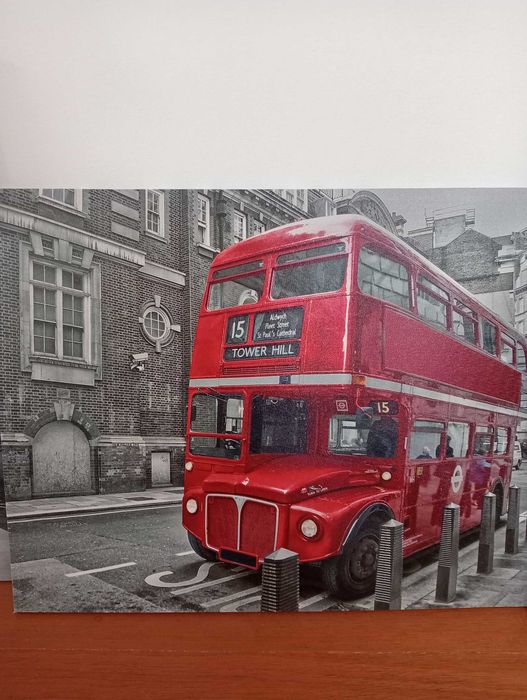 3 quadros decorativos com temática Londres