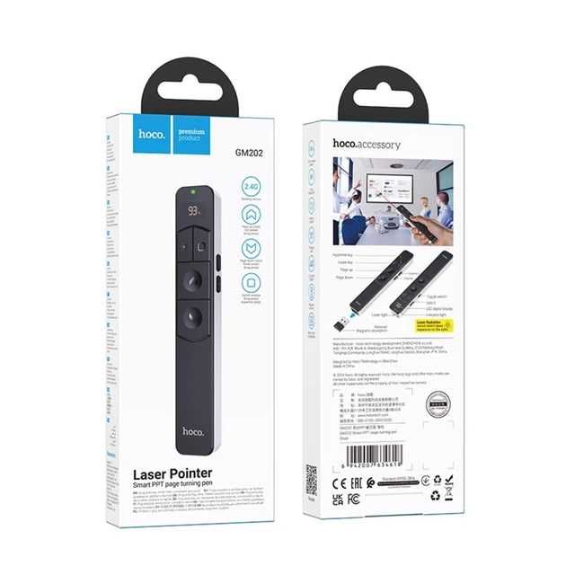 Пульт презентер Hoco GM202 бездротовий +лазерна указка для презентацій