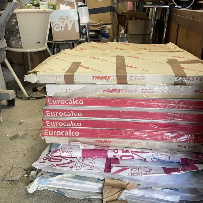 Papel para facturas varias vias verde rosa ect