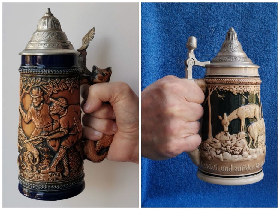 Традиційні німецькі пивні кухлі (Bierstein)