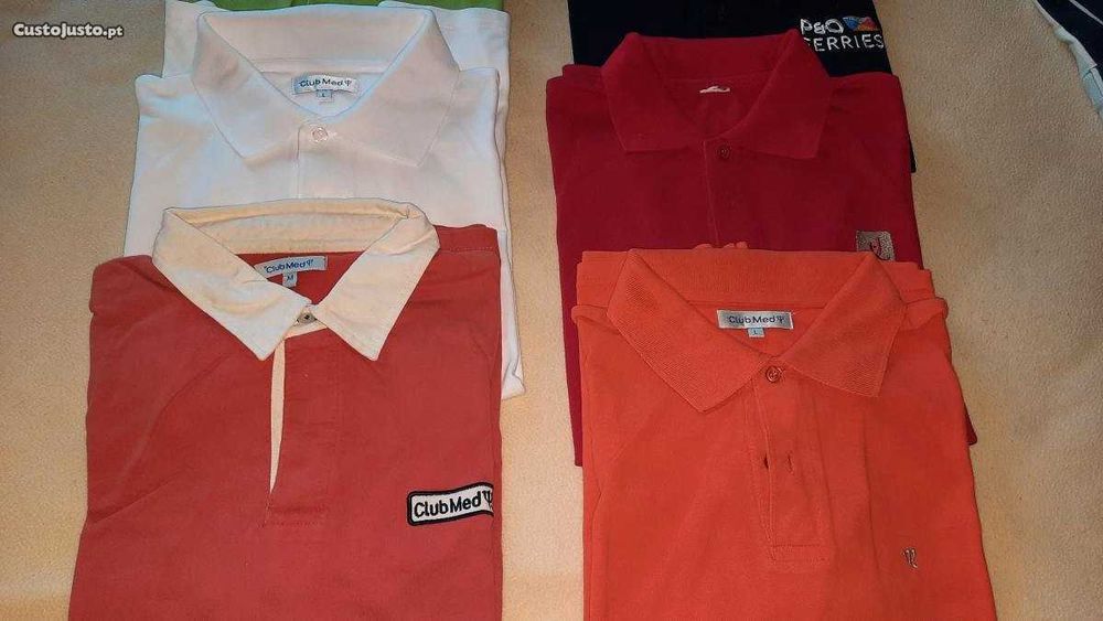 pólos variados L e XL