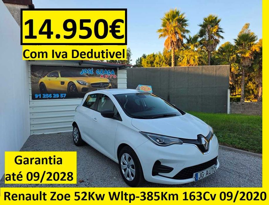 Renault Zoe 52Kw 136Cv C/ Iva Dedutivel 09/2020