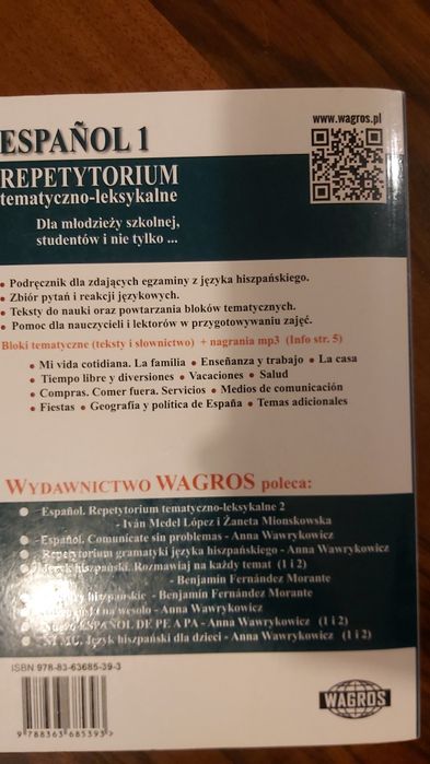 Repetytorium język hiszpański 1, Ewa Bartkowiak